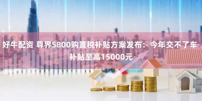 好牛配资 尊界S800购置税补贴方案发布：今年交不了车 补贴至高15000元