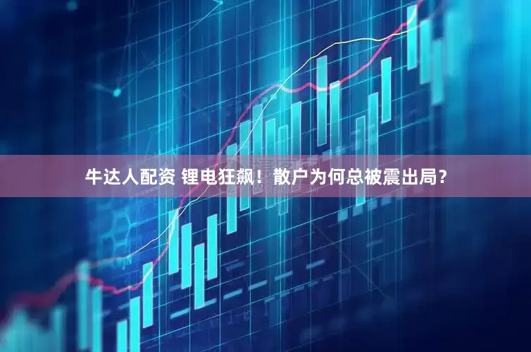 牛达人配资 锂电狂飙！散户为何总被震出局？