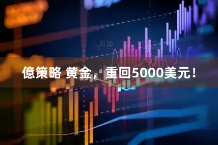 億策略 黄金，重回5000美元！